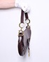 Saddle Bag Leather Brown, side view